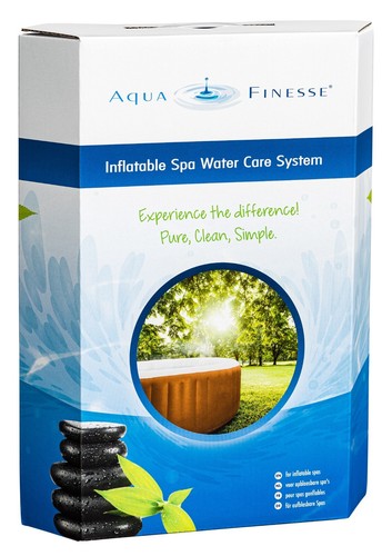 Aquafinesse inflatable hot tub - hot,